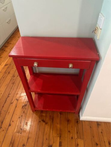 Free for pick up – red hall table