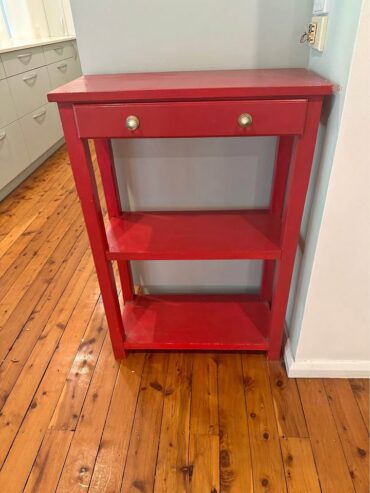 Free for pick up – red hall table