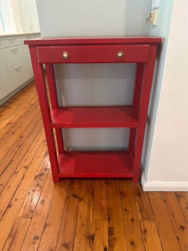 Free for pick up – red hall table