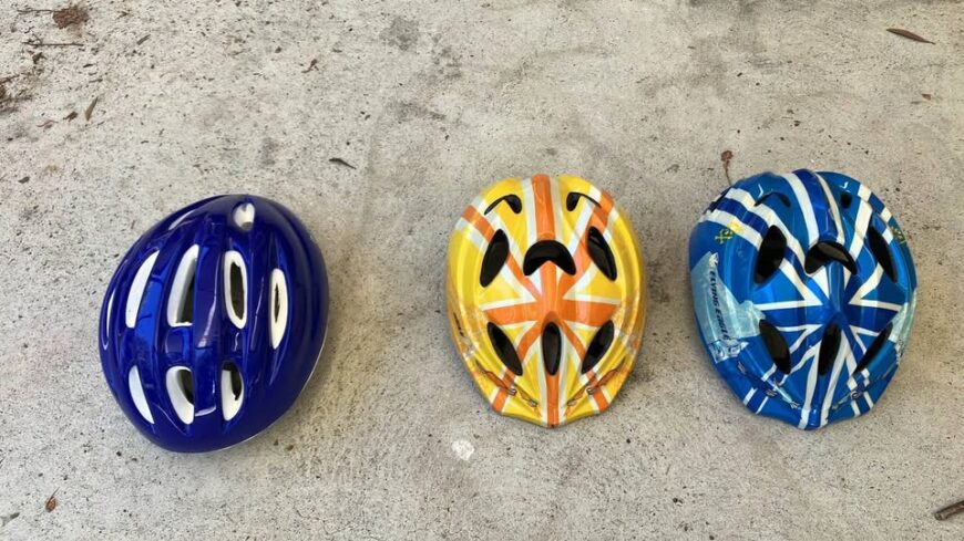 FREE Kids bike helmets