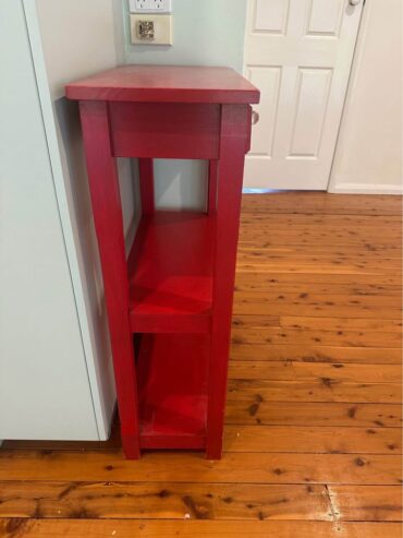 Free for pick up – red hall table