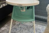 Baby room ensemble (cot, rocking chair and change table) and high chair