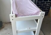 Baby room ensemble (cot, rocking chair and change table) and high chair