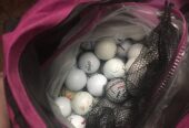GOLF BALLS • BACKPACK FULL OF …