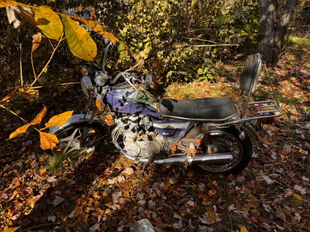 Two yamaha motorcycles come take them